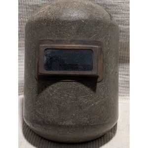 Vintage Fiberglass Welding Mask Helmet Face Shield with Adjustable Headband